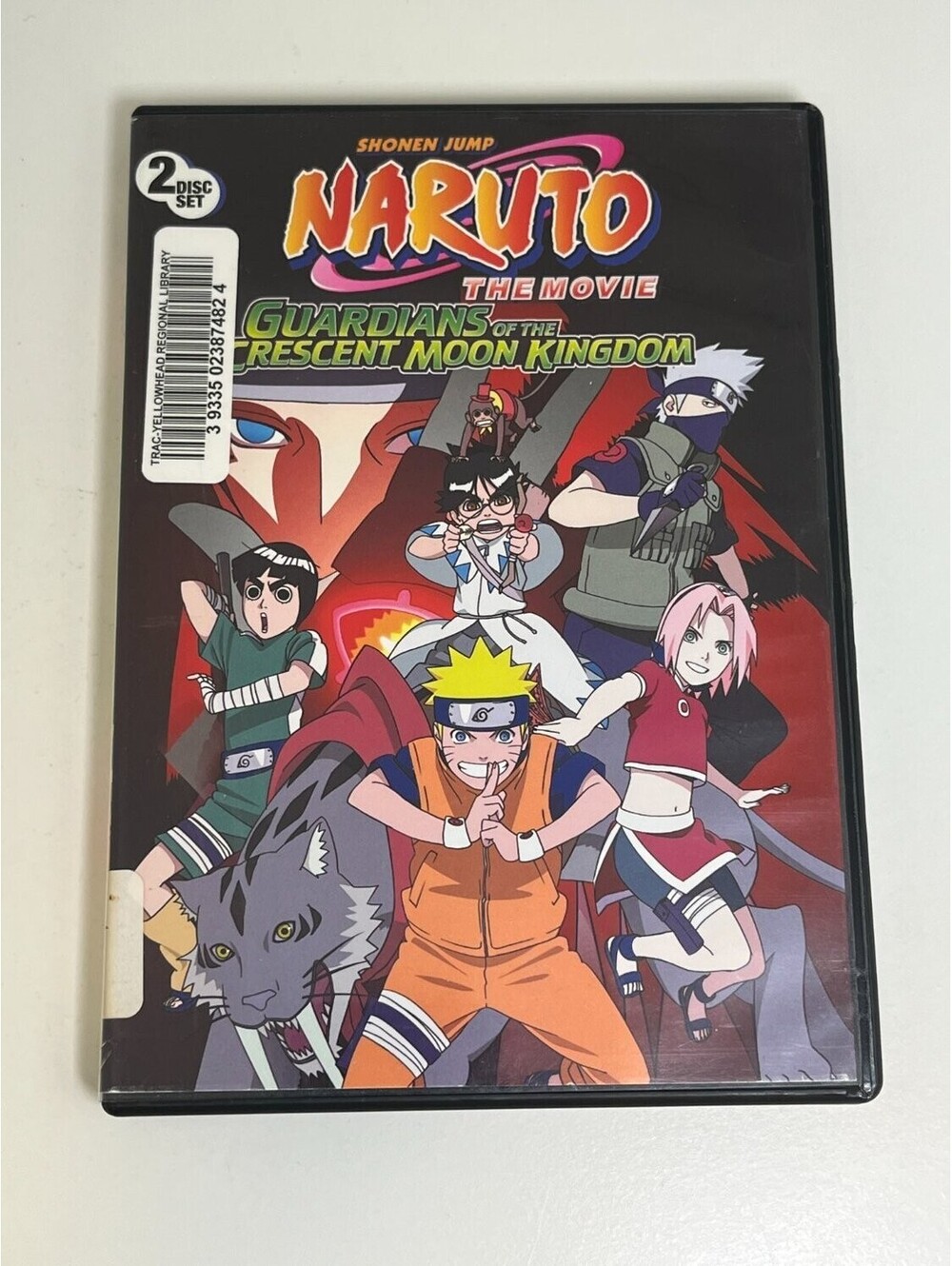 Naruto the Movie: Guardians of Crescent Moon DVD 2-Disc Set 2000s Anime